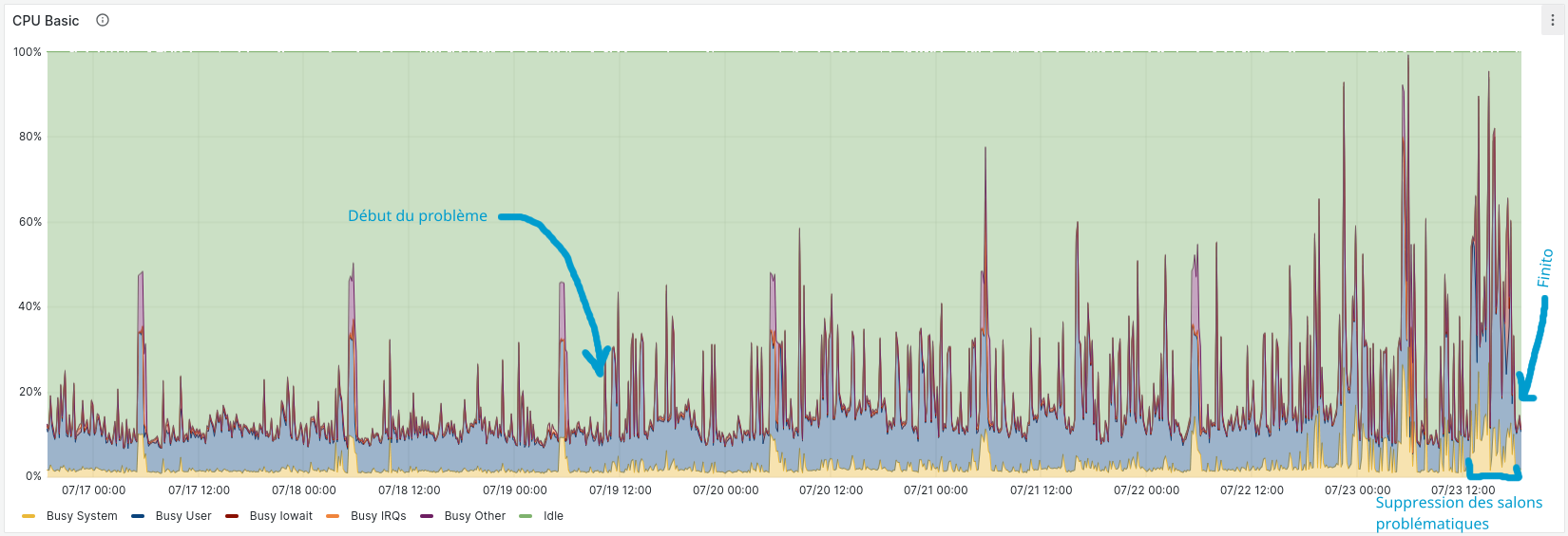 capture graphique usage CPU